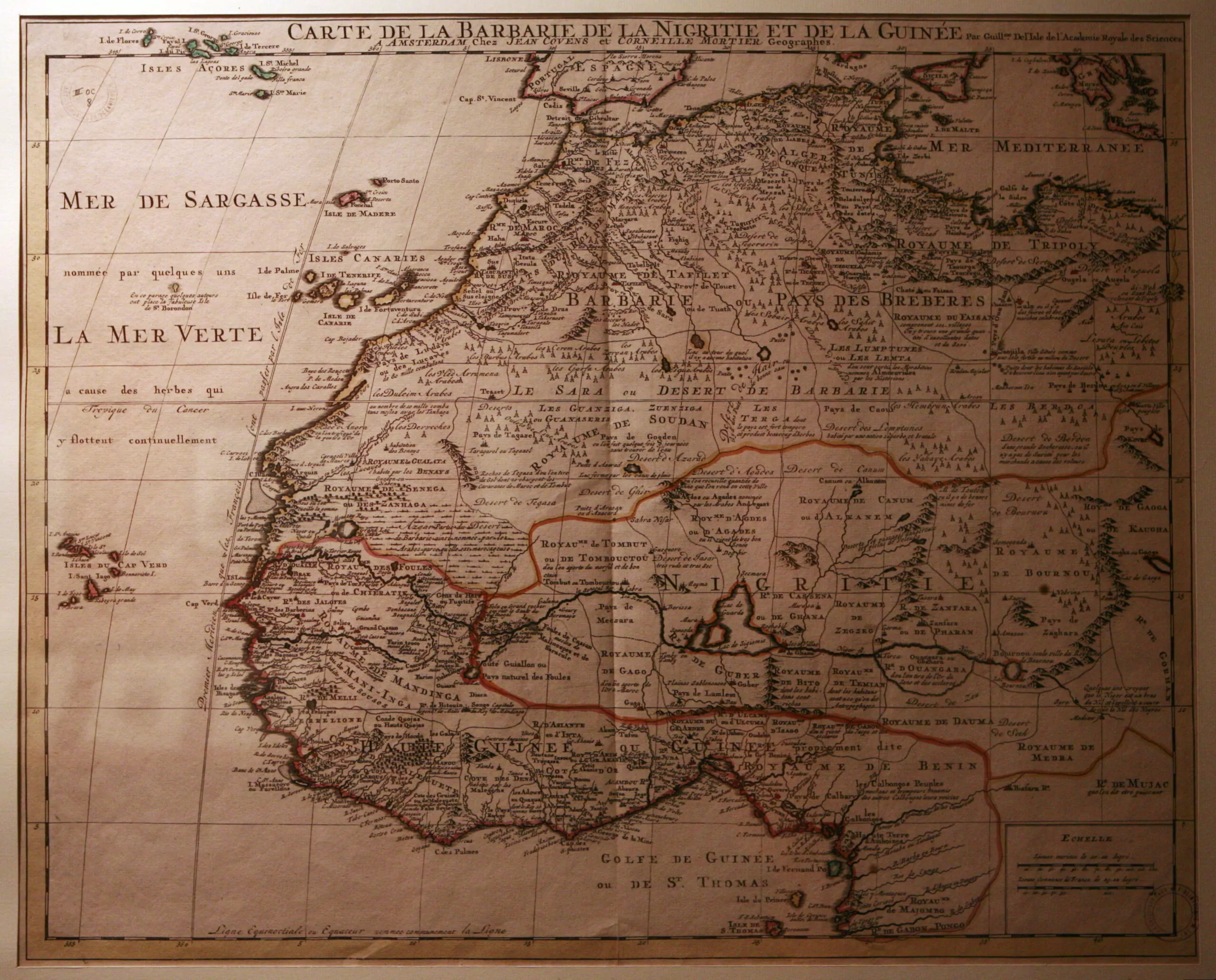 Carte de la Berbérie